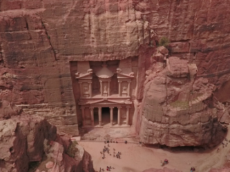 prise de vue aérienne par drone de Petra pour Top Gear