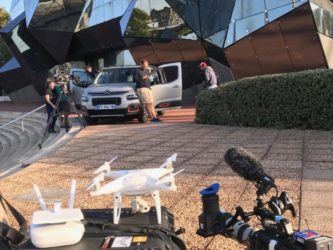 prise de vue aérienne au futuroscope pour Top Gear/ drone shooting